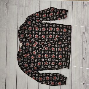 Loft Outlet Black Floral Blouse - MP